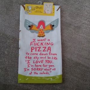 NWT Sarcastic Kitchen hand towel